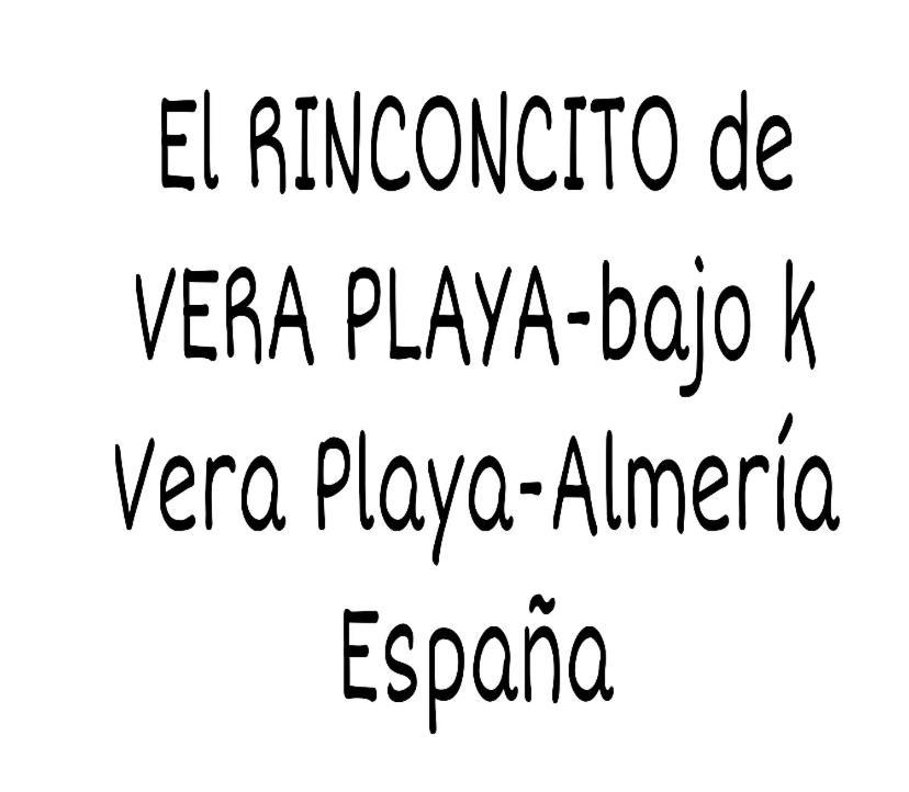 El Rinconcito De Vera Playa - Bajo K 외부 사진
